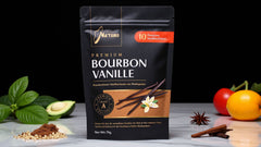 Bourbon Vanilleschoten 10 Stück (1 Set je 10 Stück) 18cm+ Premium Bio