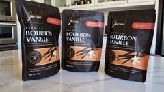 Bourbon Vanilleschoten 30 Stück (3 Set je 10 Stück) 18cm+ Premium Bio