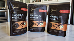 Bourbon Vanilleschoten 30 Stück (3 Set je 10 Stück) 18cm+ Premium Bio