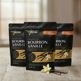 Bourbon Vanilleschoten 30 Stück (3 Set je 10 Stück) 18cm+ Premium Bio