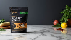 Bourbon Vanilleschoten 5 Stück (1 Set je 5 Stück) 18cm+ Premium Bio