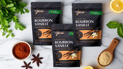 Bourbon Vanilleschoten 15 Stück (3 Set je 5 Stück) 18cm+ Premium Bio