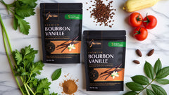 Bourbon Vanilleschoten 10 Stück (2 Set je 5 Stück) 18cm+ Premium Bio