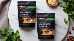 Bourbon Vanilleschoten 10 Stück (2 Set je 5 Stück) 18cm+ Premium Bio