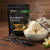 Bourbon Vanilleschoten 10 Stück (2 Set je 5 Stück) 18cm+ Premium Bio