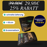 Bourbon Vanilleschoten 10 Stück (2 Set je 5 Stück) 18cm+ Premium Bio
