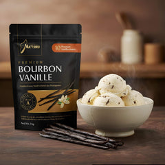 Bourbon Vanilleschoten 100 Stück (10 Set je 10 Stück) 18cm+ Premium Bio