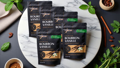 Bourbon Vanilleschoten 25 Stück (5 Set je 5 Stück) 18cm+ Premium Bio