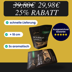 Bourbon Vanilleschoten 10 Stück (2 Set je 5 Stück) 18cm+ Premium Bio